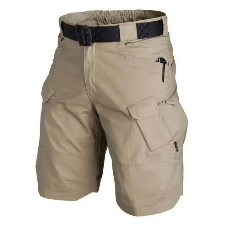 Men Multi Pocket Cargo Shorts Quick Dry Outdoor Casual Summer Shorts, Belt Not Included view 5