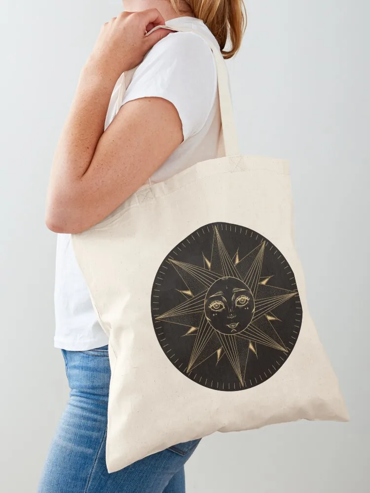 

Celestial Sun Face Tote Bag custom bags eco pack tote bags aesthetic Candy bags