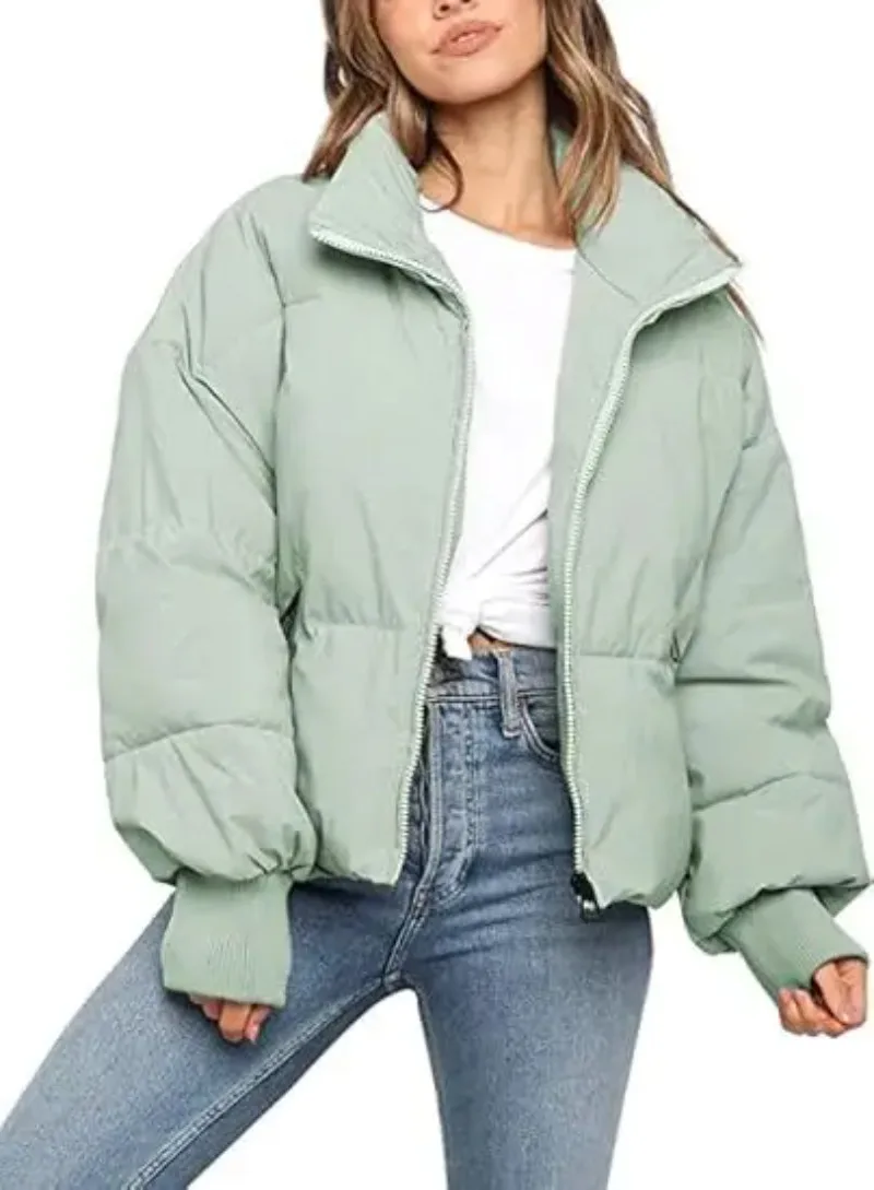 2025 Popular Cotton Jacket for Women  Loose and Slimming  Warm and Cozy  Short and Lazy Style Cotton Jacket