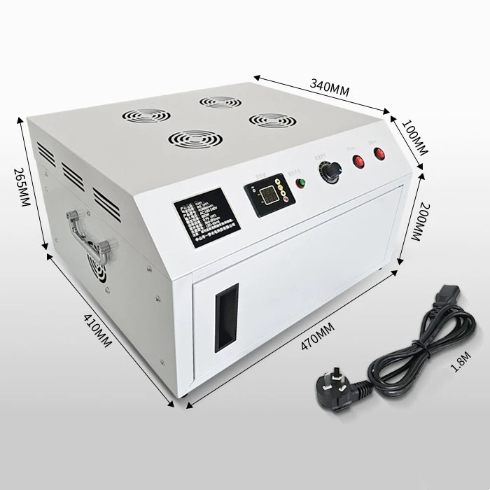 Dual-Wavelength UV Curing Chamber – 365nm+395nm, Timer & Turntable for 3D Printed Resin Models