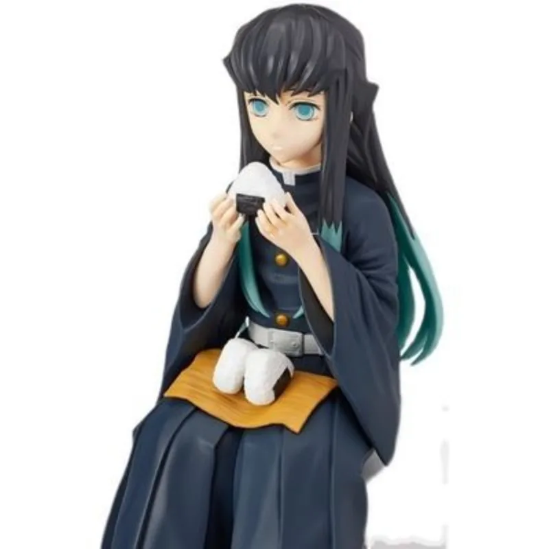 Oryginalna figurka anime Demon Slayer Tokitou Muichirou z Bandai Banpresto SEGA, zestaw posiłków, gadżety Pixiv, modna zabawka do zabawy.