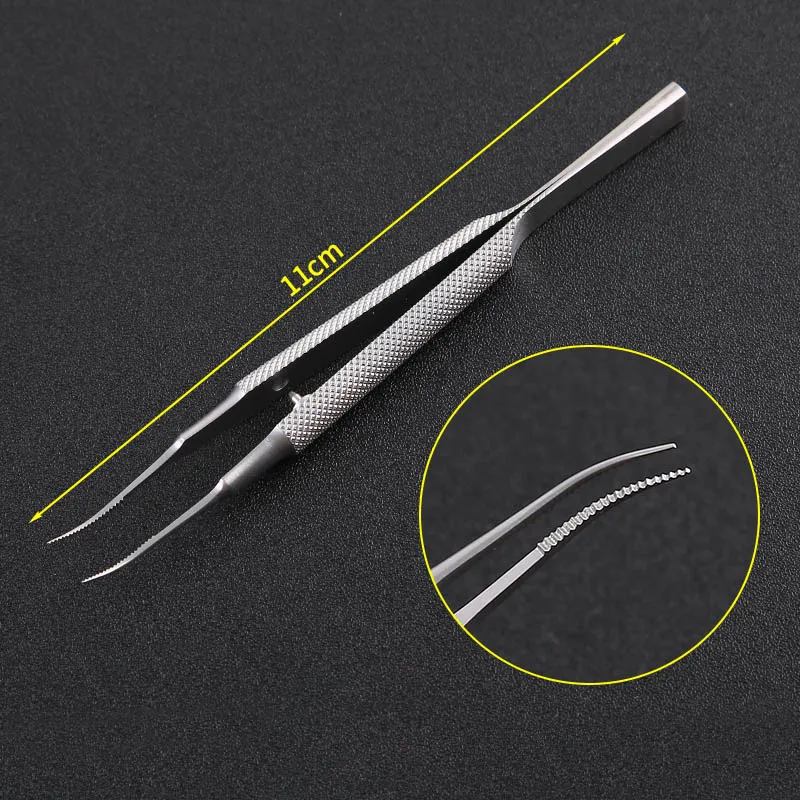 Hair transplanting hair planting tool planting hairline hairline fine hair follicle transplanting forceps platform without teeth