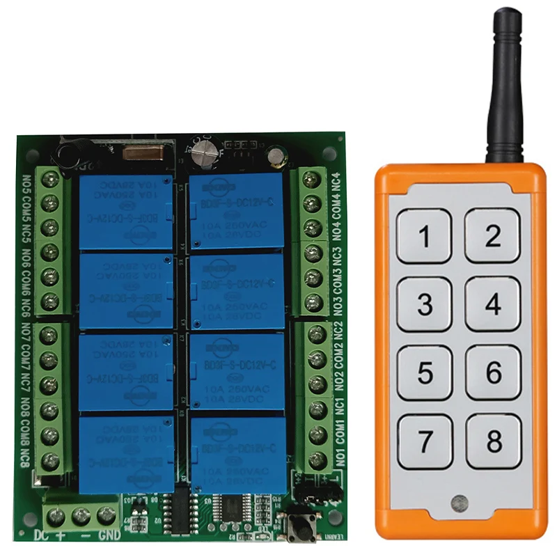 DC12V 8CH 8 Ch Rf R…