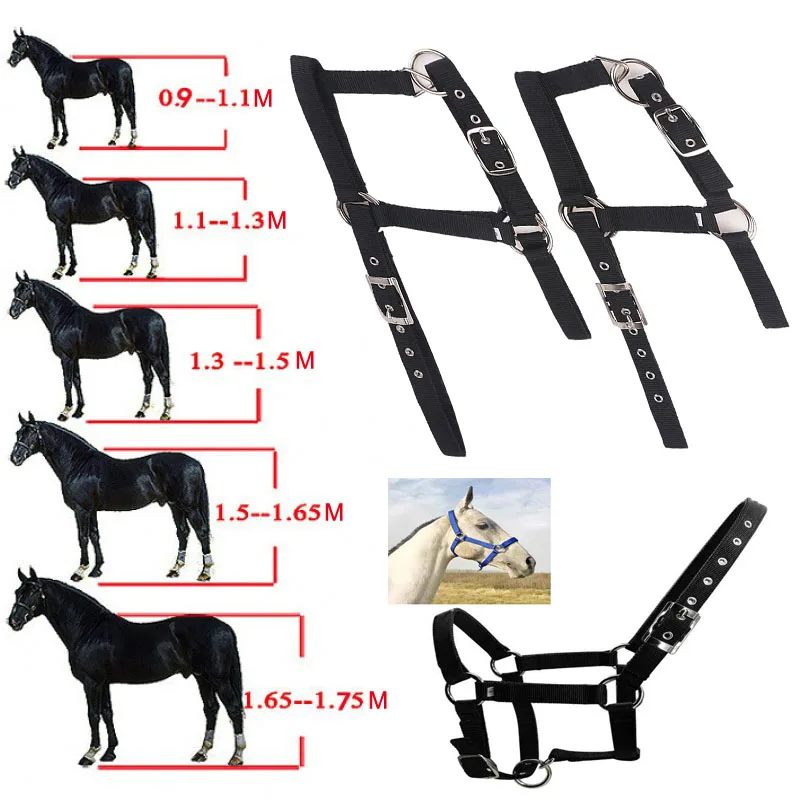 

Нейлоновая регулируемая поводья-капошерты для верховой езды в стиле вестерн, черные, размеры XS, S, M, L, XL, эргономичные, удобные