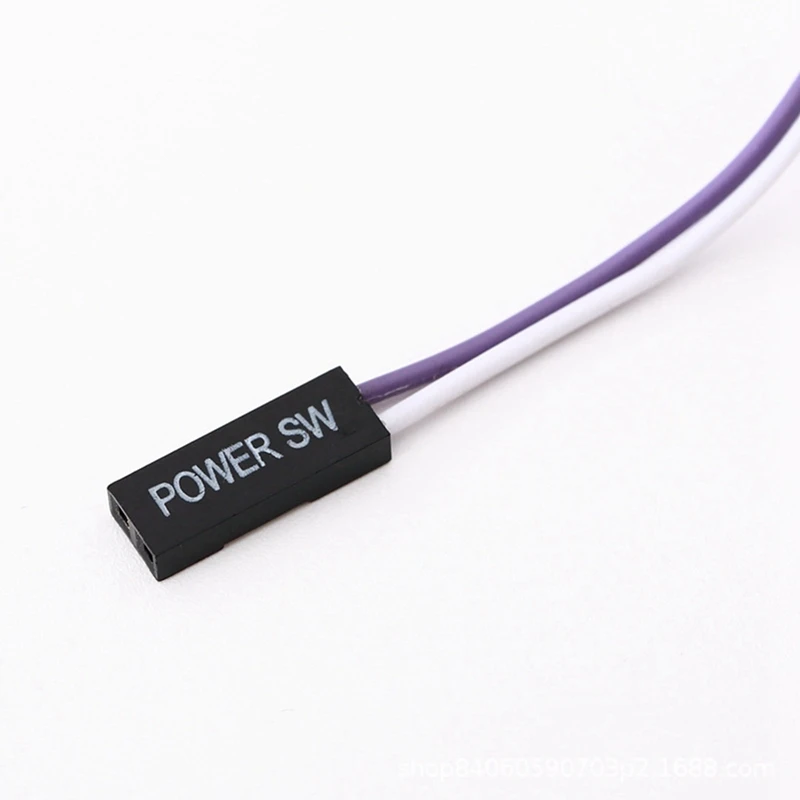 20 قطعة 50 سنتيمتر زر الطاقة الطويل كابل التبديل للكمبيوتر التبديل إعادة تعيين طاقة الكمبيوتر لحظة إعادة تعيين السيارات زر SW