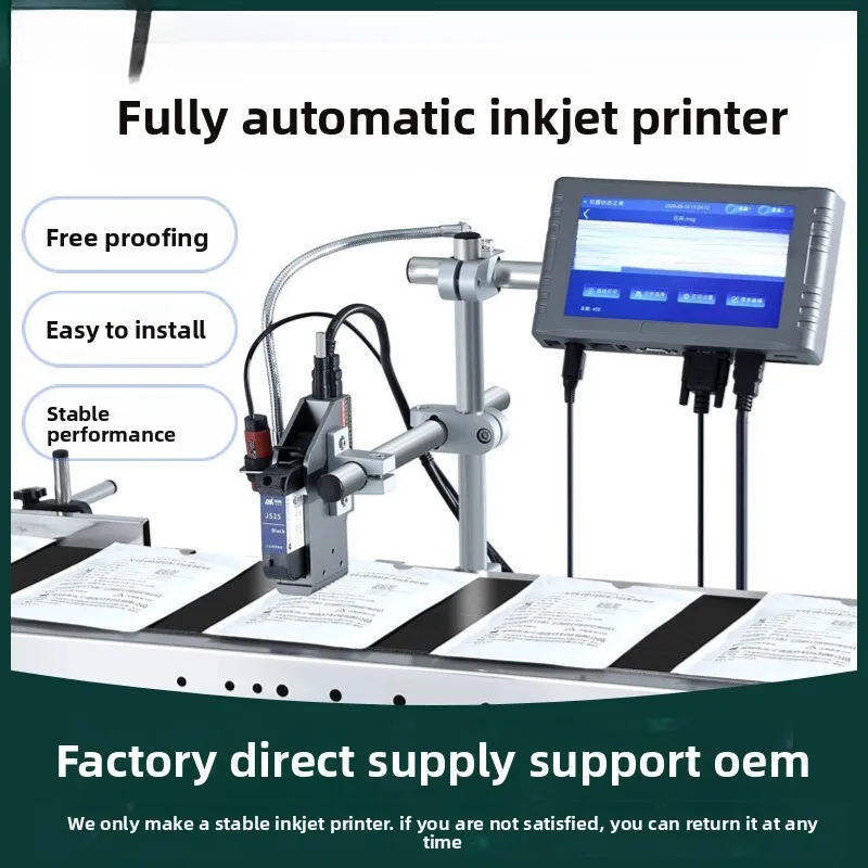 

Высококачественная небольшая онлайн-картридж с чернилами, автоматическая машина для кодирования линии даты производства