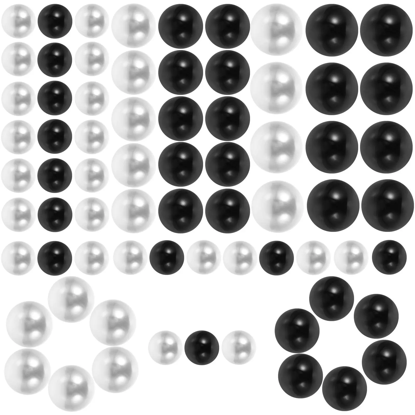 400Pcs Clear Floating Fake Pearls Vase Filler No Hole Faux Pearl Beads for Flower Vases Decor Water Pearls for Centerpieces