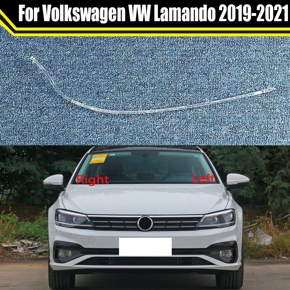 For Volkswagen VW Lamando 2019-2021 DRL Headlight Light Guide Strip Daytime Running Light Tube Daily Car Head Lamp Emitting Tube