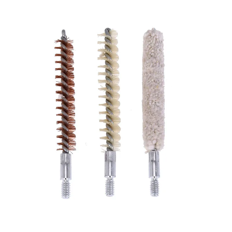 3 pcs/set 20g 7.62mm Gun cleaning kit rifle pistol cleaning brush phosphor bronze gun cleaner