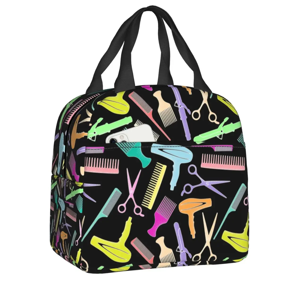 Custom Best Barber Stylist Tools Insulated Lunch Bag for School Office Hairstylist Cooler Thermal Lunch Box Women Children