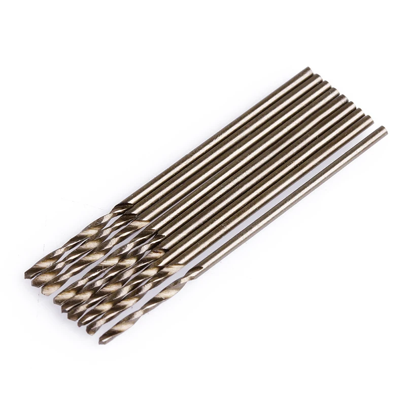 F92C Metal 10 PCS HSS Высокоскоростные стальные мини -буровые биты для бурений.