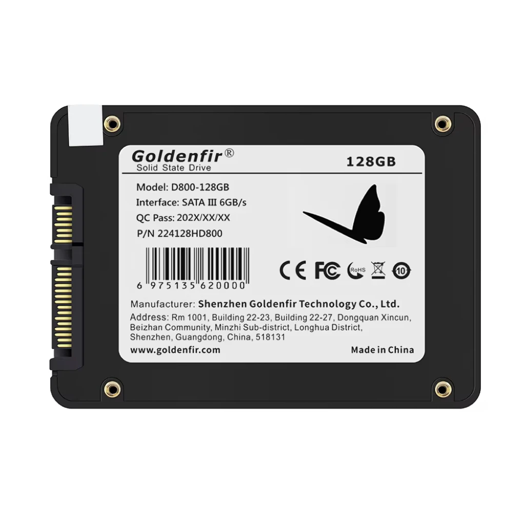 Goldenfir D800 SSD 64GB 128GB 256GB 480GB 512GB 720GB 1TB 2.5'' Solid State Drive Internal Hard Disk