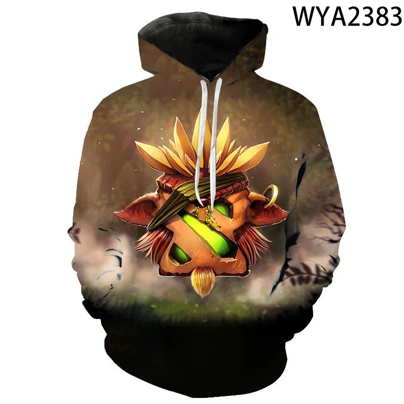 New Game Dota 2 Men Women Children Casual Hoodies 3D Printed Fashion Sweatshirts Pullover Boy Girl Kids Streetwear Coat