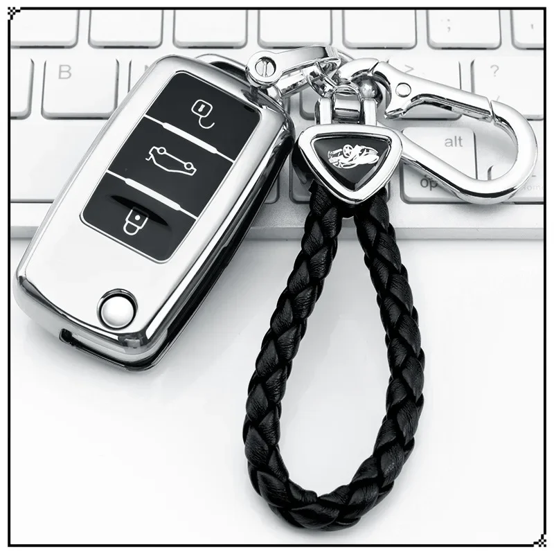 

For Volkswagen GranLavidaSagitar C-TREK Bora LAVIDA Jetta polo Tiguan Car TPU Key Case Protective Key Case, Auto Supplies