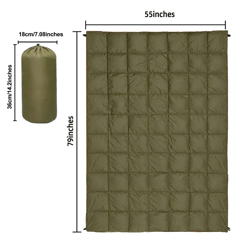 Suitable for all seasons Outdoor portable camping blanket Waterproof quilted camping blanket Travel blanket