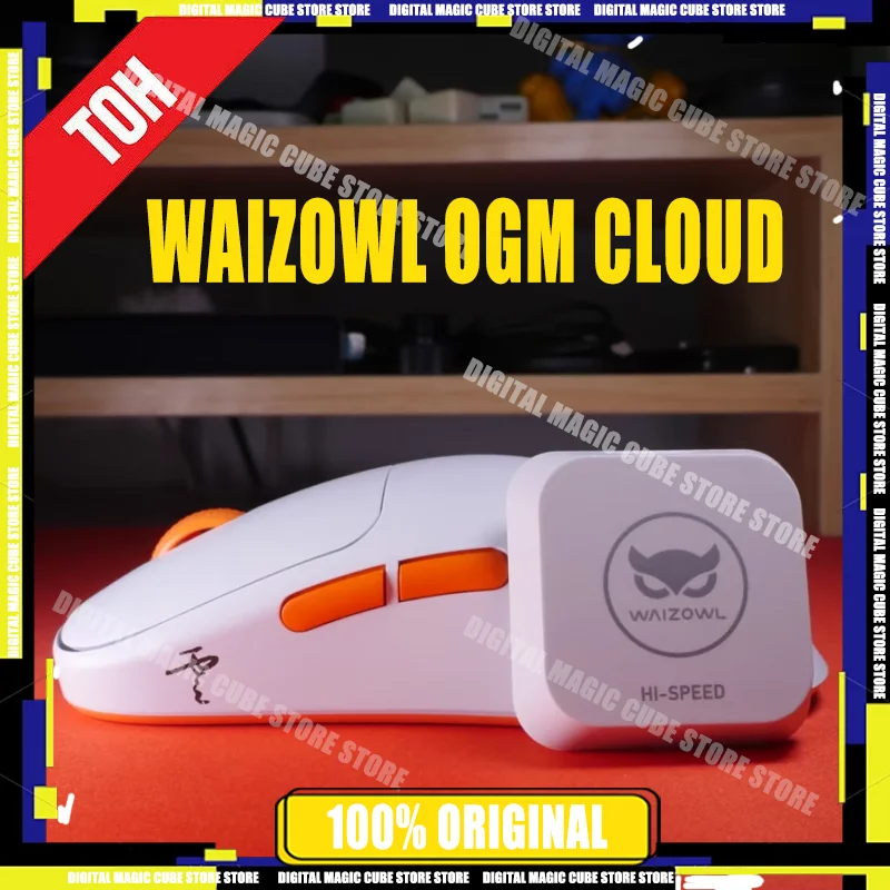 

WAIZOWL OGM Cloud Ergonomics E-sports Gaming Mouse Paw3395 Sensor Wireless Bluetooth Wired 3mode Lightweight Mouse Gamer Mouse