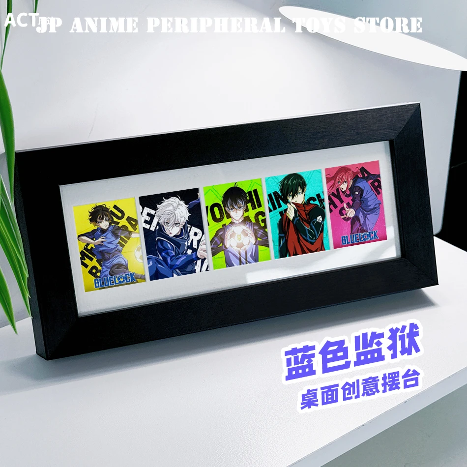 

New Blue Lock Figure Comic Frame Creative Nagi Seishiro Bachira Meguru Figure Desktop Ornament Fan Birthday Gift