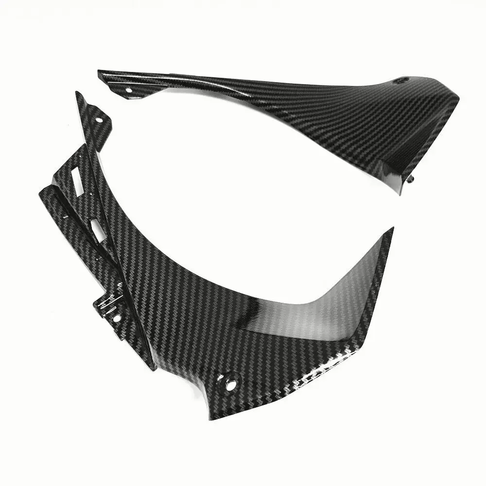 

For KAWASAKI ZX-6R ZX6R 2019 2020 2021 2022 Carbon Fiber Color Upper Front Dash Air Cover Fairing