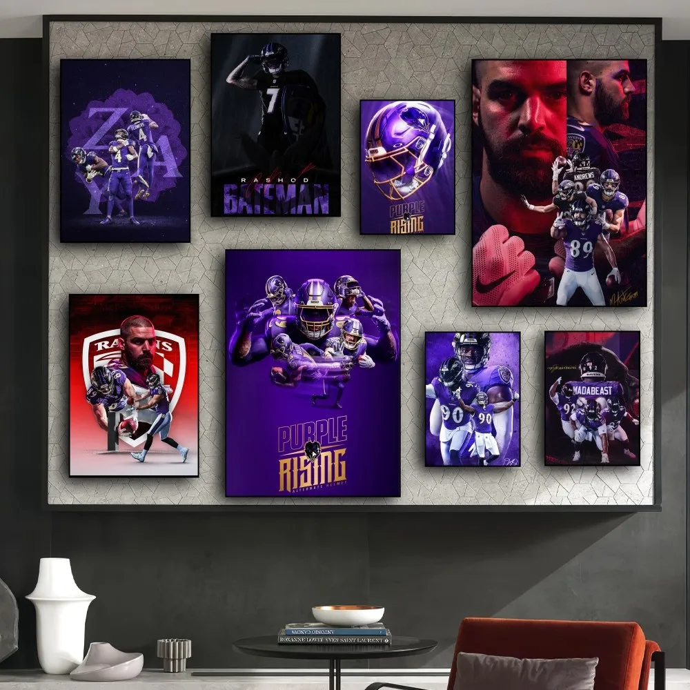 Baltimore r-ravens nfls plakat druckt wandbilder wohnzimmer dekoration