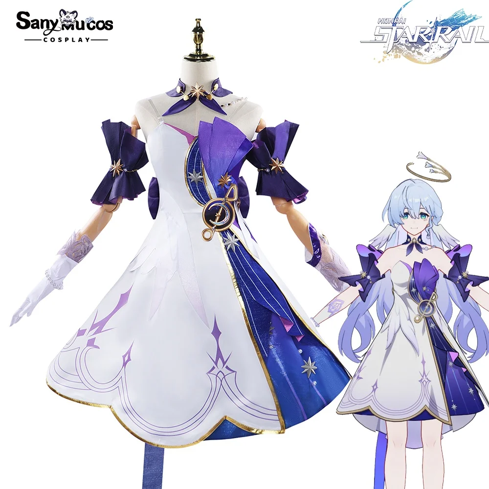 

IN STOCK SanyMuCos Robin Cospaly Honkai: Star Rail Robin Dress Cospaly Outfit Comic-con Birthday and Holiday Gifts