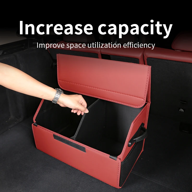 

Suitable For MG4 EV MG ZS EV MG 5 MG S5 EV MG 6 MG Cyberster MG 3 MG 7 MG HS MG RX5 Car Trunk Foldable Medium Storage Box