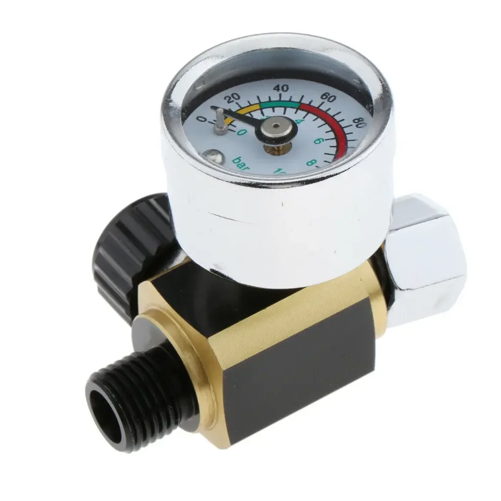 

Air Control Pressure Gauge Compressor Regulator For Devilbiss Iwata Real-time Adjustment Control Pressure High-grade Spray Tool