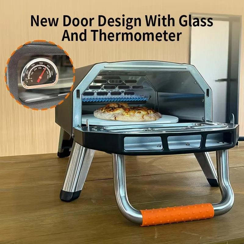 Pizza Oven Rotating Stone Small Outdoor Gas Fire Oven Pizza for Sale