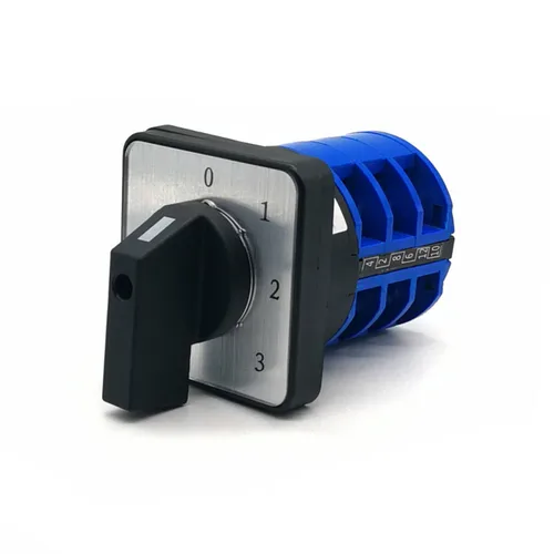 LW28-32 Interruptor de cambio de leva giratorio eléctrico de 2/3/4 posiciones y 12 terminales, perilla de 500V 32A