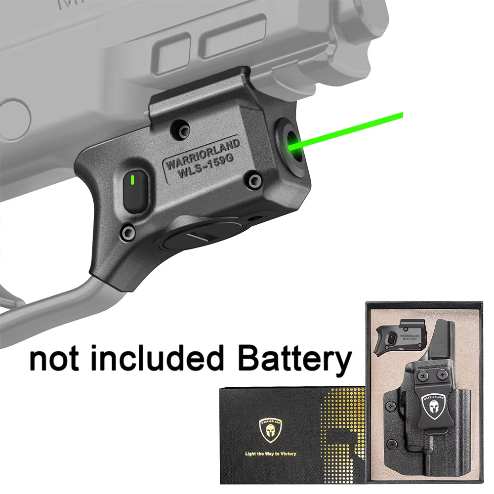 Green/Red Laser Sight,Not provide battery,Fit M&P 9mm/380 Shield EZ,IWB Kydex Holster, Power Indicator,Right hand