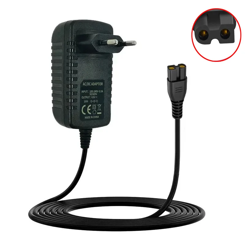 

4.5V Replacement Clipper Charger for BaByliss PRO FX820 FX788 FX787 FX870 FXSSM FX726 FX825 Cordless Trimmer Power Cord Adapter