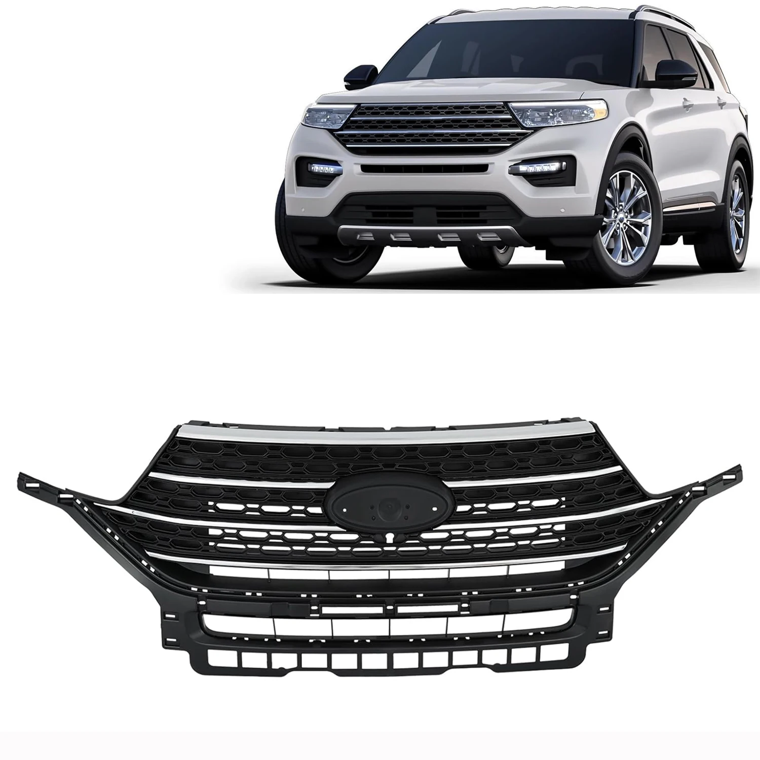 

Автоматическая передняя решетка для Explorer 2020, сменный внешний аксессуар, модифицированный