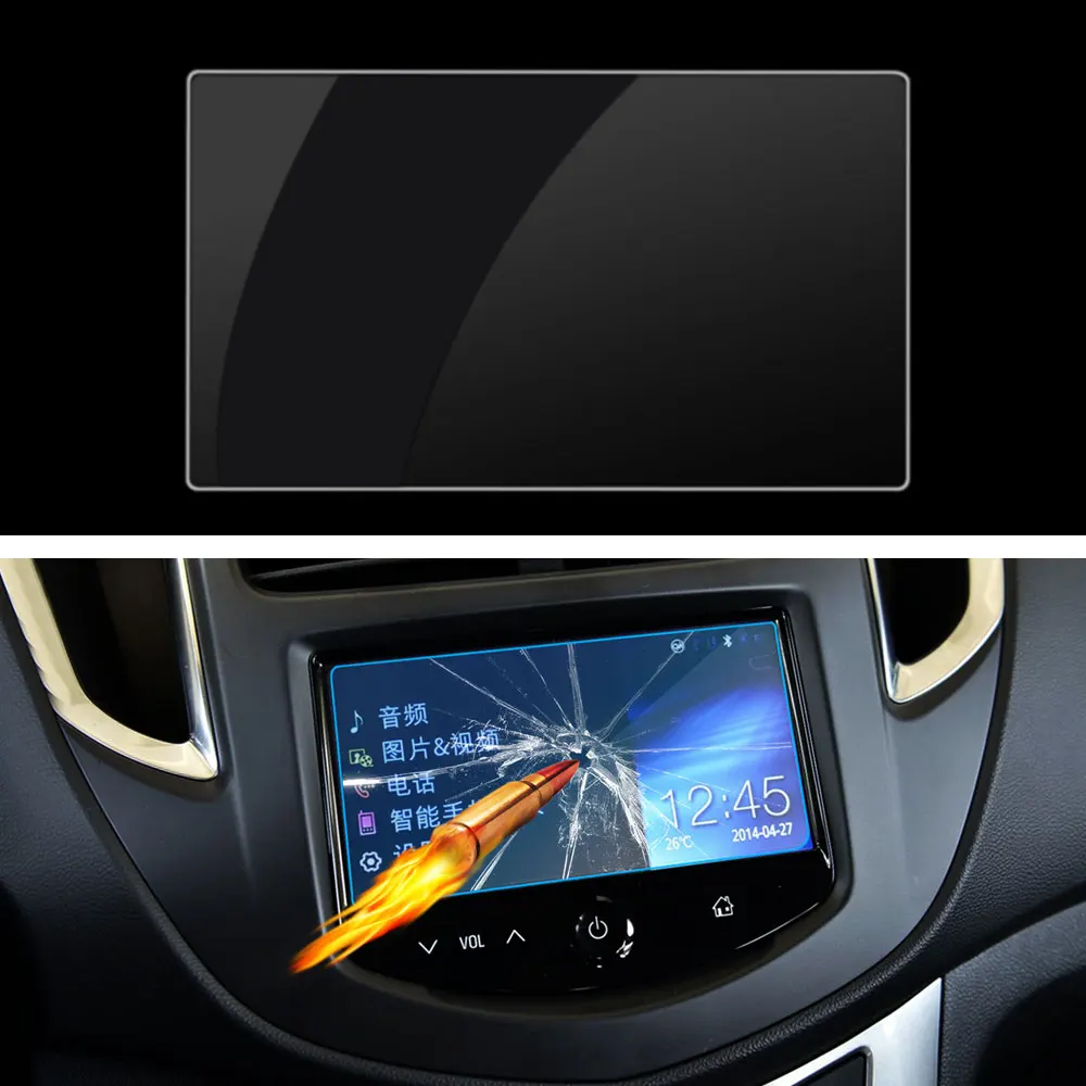 

Автомобильный ПВХ Стайлинг GPS-навигация Nano Защитная пленка для экрана Защитная пленка для Chevrolet Trax 2014-2019