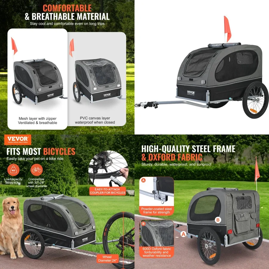 Vevor Dog Bike Trai… - image