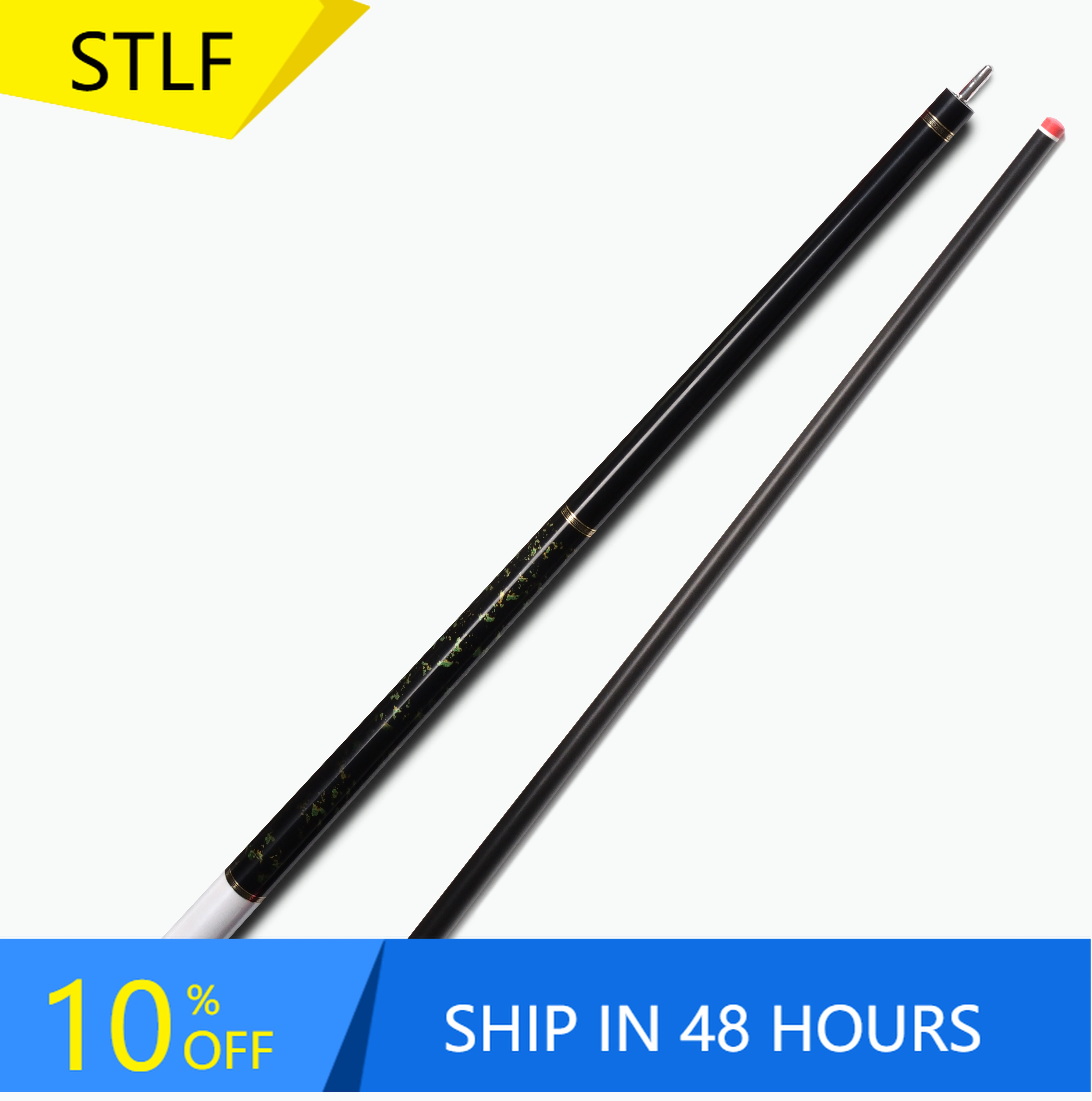 

STLFRadial Joint Snooker Pool Cues with Carbon Fibre Shaft and Stainless Steel Butt Sleeve Taco Pool Cues