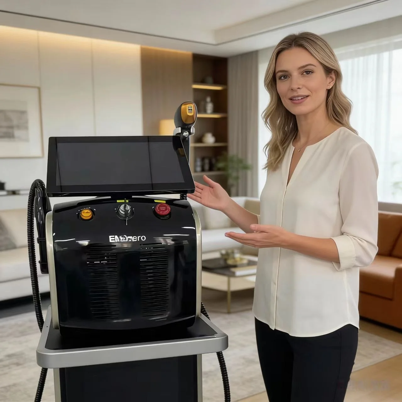 

808nm 755nm 1064nmProfessional Portable 4000w Soprano Titanium Diode Laser Hair Removal Machine High Power Alexandrite Laser