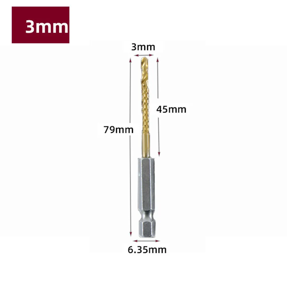 Brocas multifunción para madera, vástago hexagonal, broca de Metal, herramientas de perforación de barrena, Kit de abridor de agujeros, taladros profesionales, 6 uds.