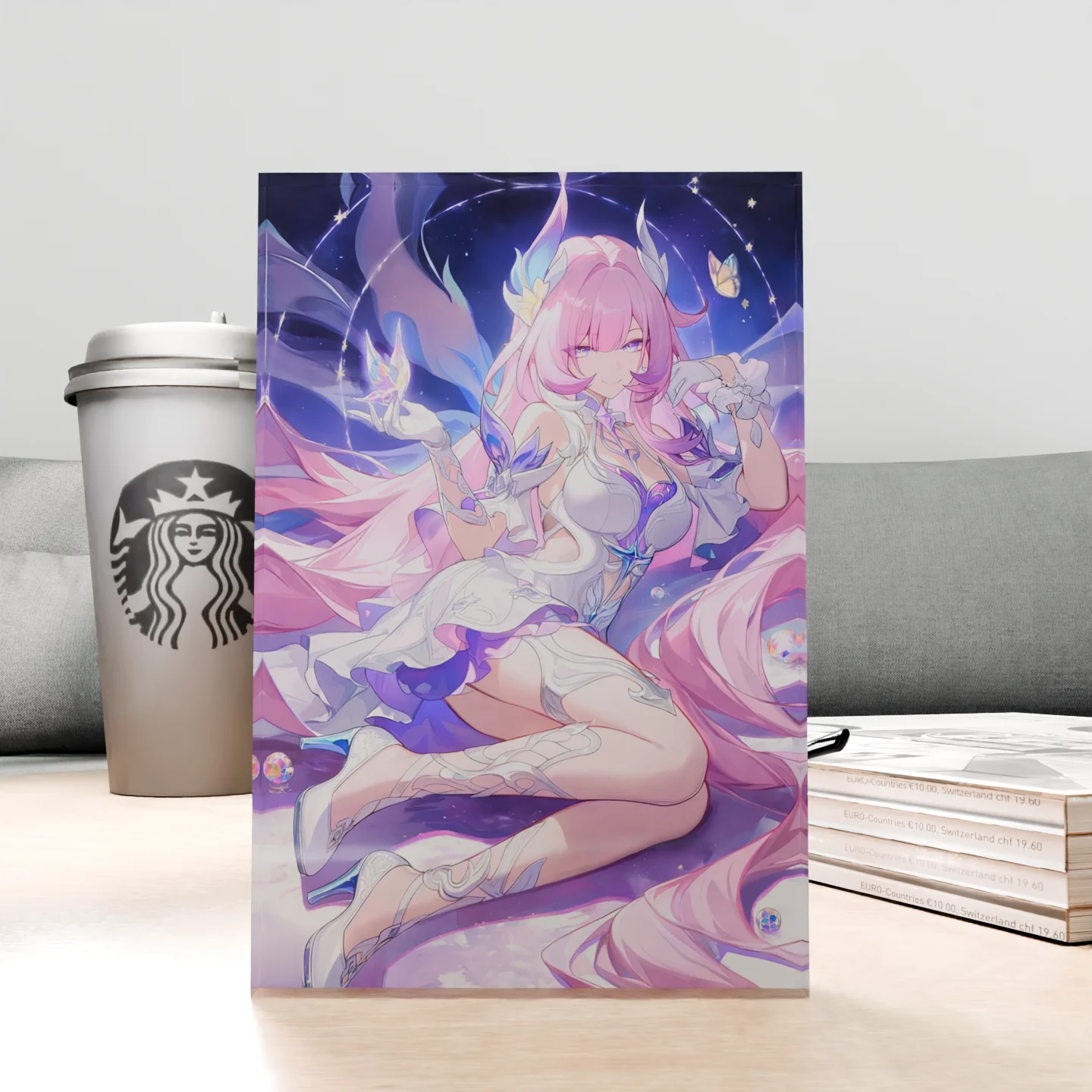 DIY 3D Holographic Cube Honkai - Desk Setup Diy recension och pris