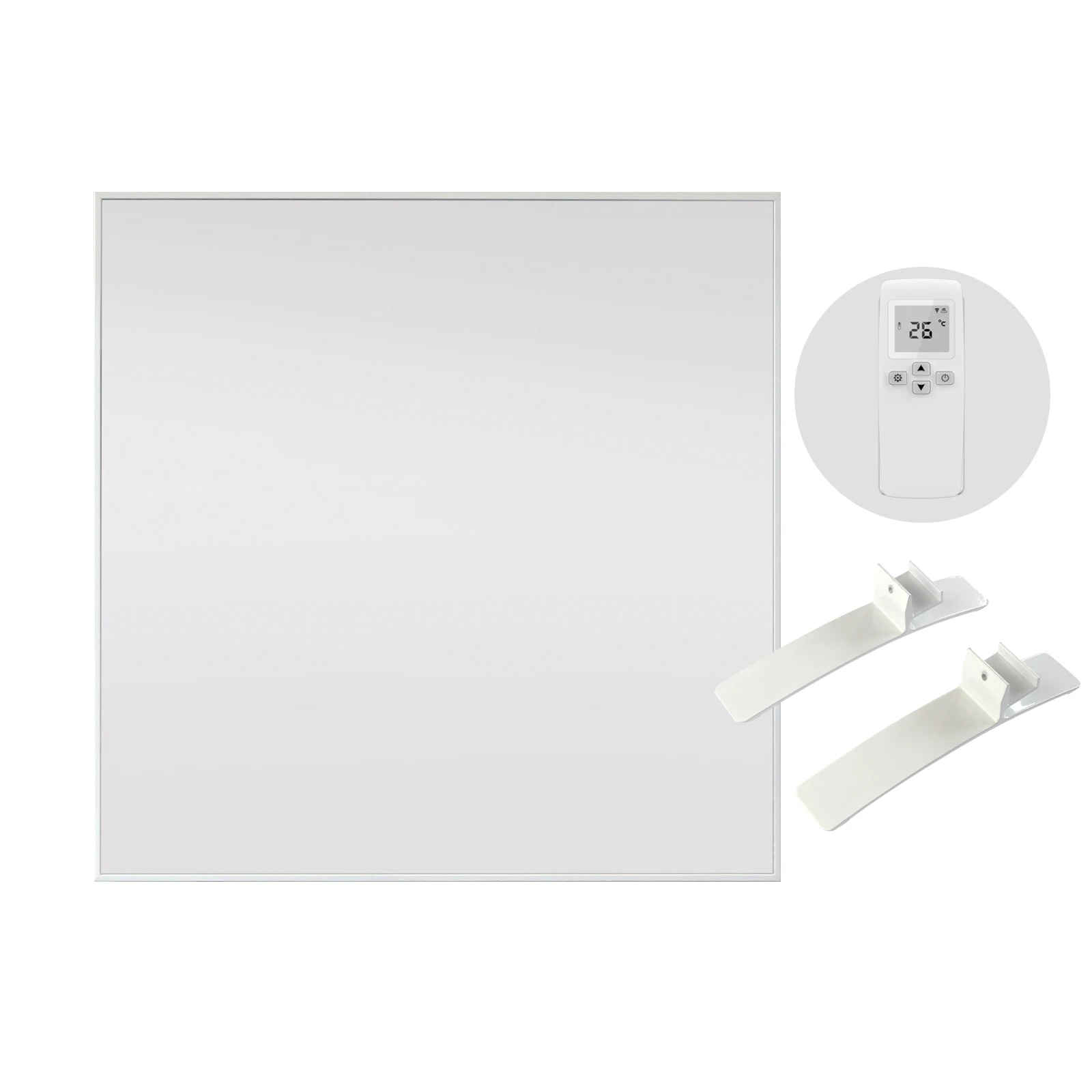 300W IP65 Electric Far Infrared Panel Heater Portable Carbon Crystal Heating Element Wall Or Ceiling Mount For Winter Home Use