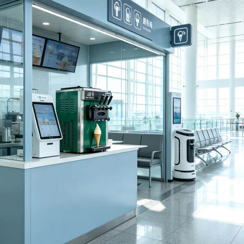 Small Commercial Ice Cream Producing Machine Multi‑Purpose Gelato Frozen Yogurt Equipment For Outdoor Catering Project