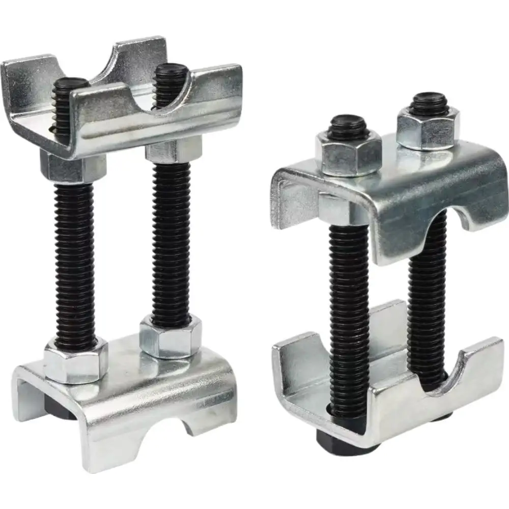 2Pcs Heavy‑Duty Mini Coil Spring Compressor High‑Strength Steel Suspension Strut Spring Remover Tool Shock Absorber Repair