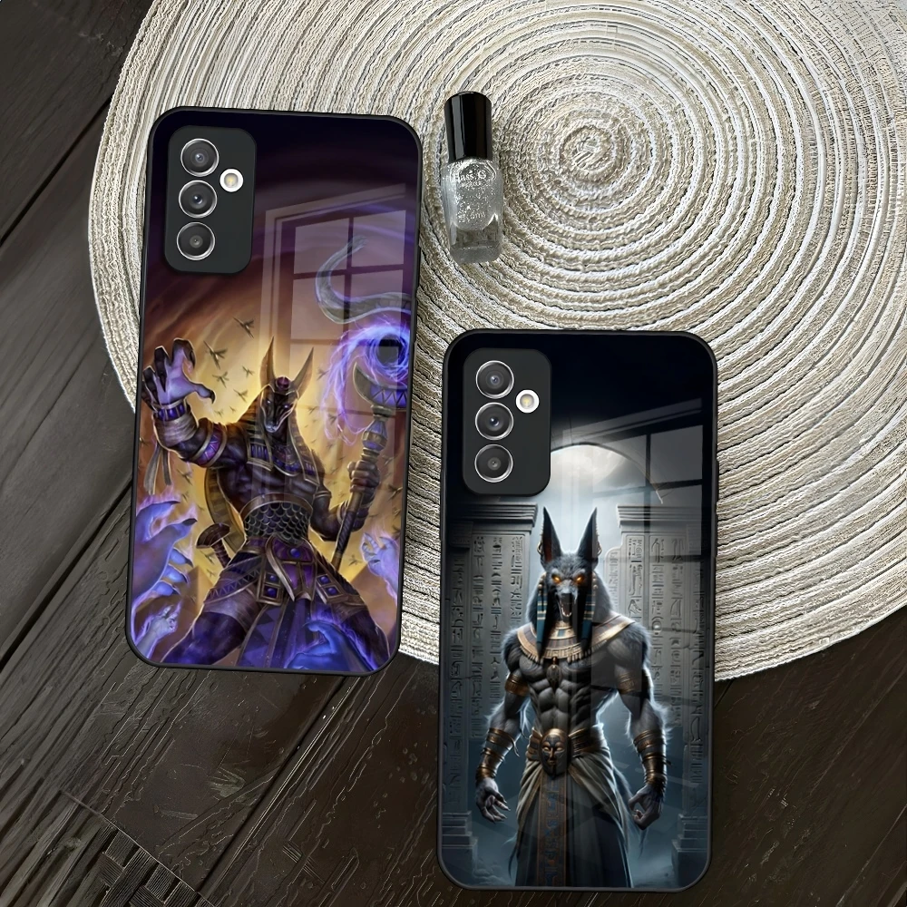 Anubis Ancient Egyptian God Phone Case for Samsung Galaxy A57 A37 A27 A17 A16 A26 A36 A56 A15 A25 A35 A55 A14 A24 A34 A54 A13 A2