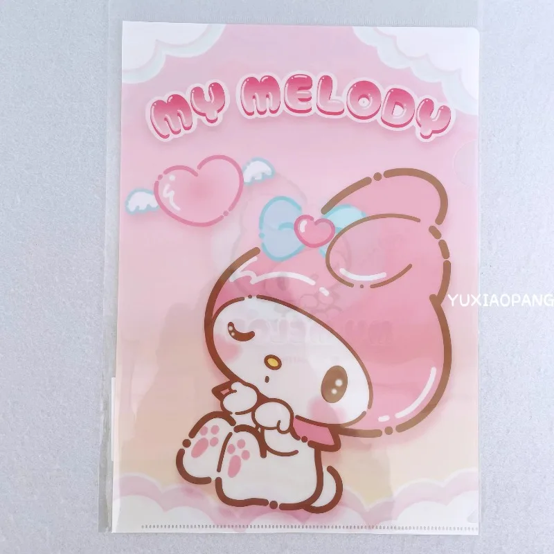 Sanrio personaggio Kisses Series Limited A4 foglio singolo cartella singola inserti Kuromi Hangyodon TuxedoSam Usahana Anime peluche