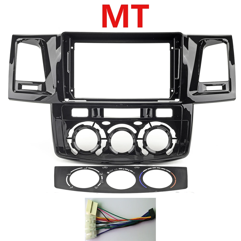 إطار لفافة لتويوتا ، هايلكس ، فورتونيون ، Ac ، Mt ، إطار راديو أندرويد ، 9 بوصة