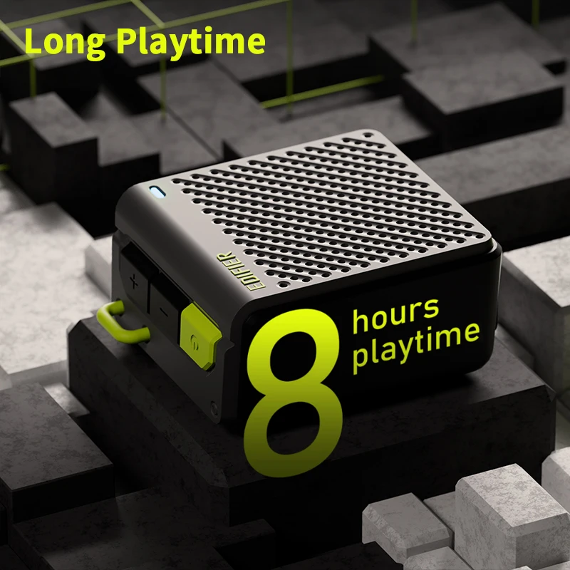 Edifier MP85 مكبر صوت بخاصية البلوتوث قابل للنقل 70 جرام خفيف الوزن بلوتوث 5.3 مكبر صوت لاسلكي APP التحكم EQ إعدادات التخييم المتكلم