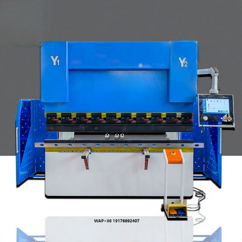 HanCreate Fully Automatic 40t2200 50t2500 4 Axis Electro Hydraulic Servo NC/CNC Press Brake Bending Machine for Metal Sheet