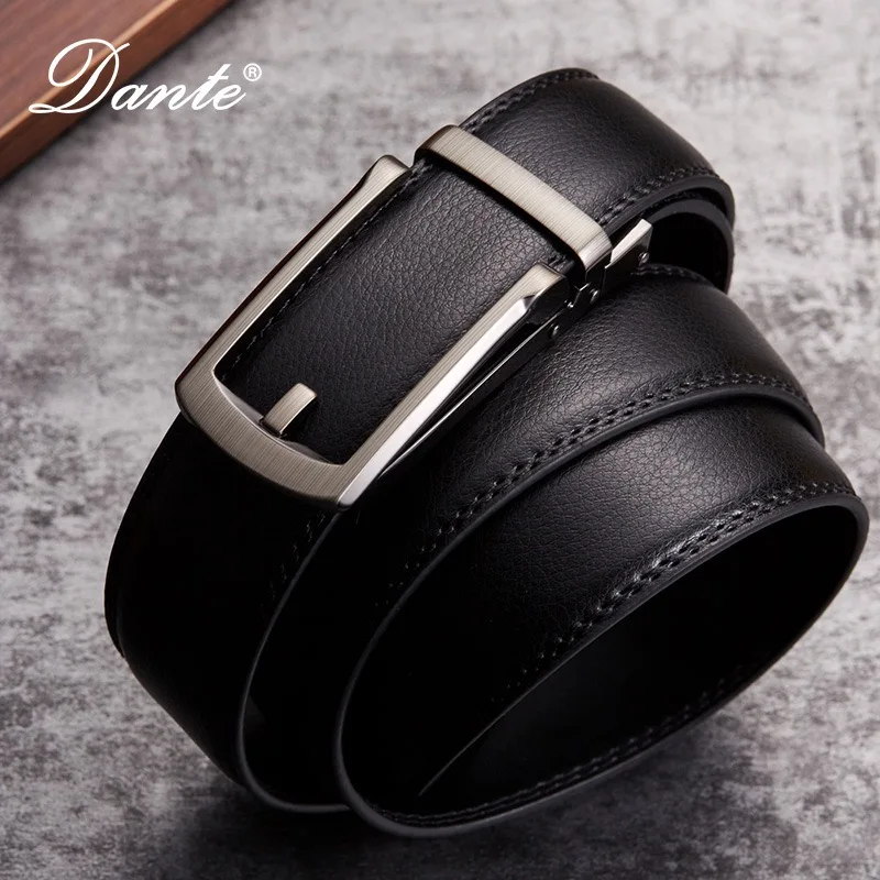 جديد الرجال بو حزام جلد أسود ، براون أزياء عارضة الأعمال نمط التلقائي مشبك حزام حقيقي للكبار رجل الخصر حزام الذكور #5