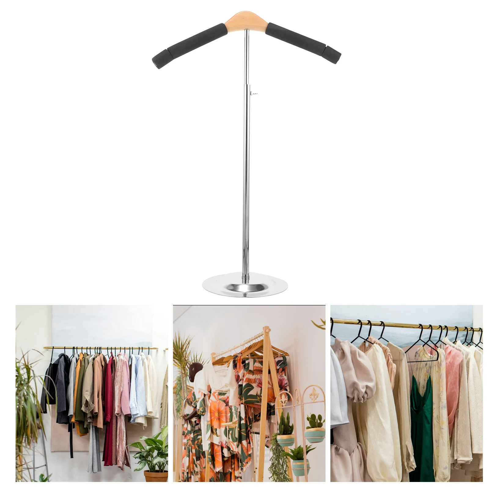

Adult T Shirt Display Stand Stylish Clothes Holder for Vendors and Home Decorative Photography Setup Shirt Display