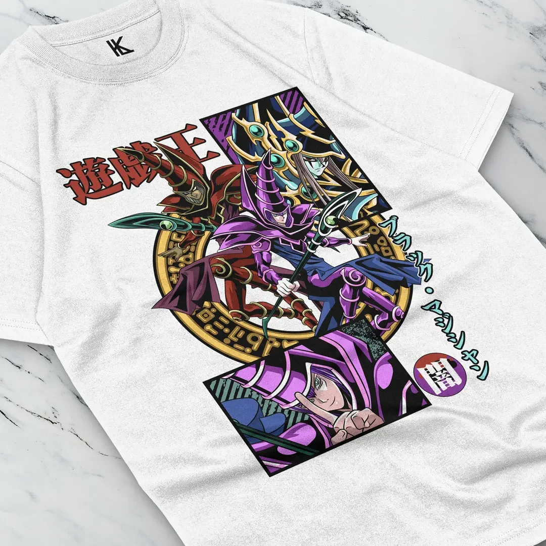 Yugi Muto Dark Magician Anime T-Shirt, YuGiOh Tshirt, Yu Gi Oh Yami Atem Tee
