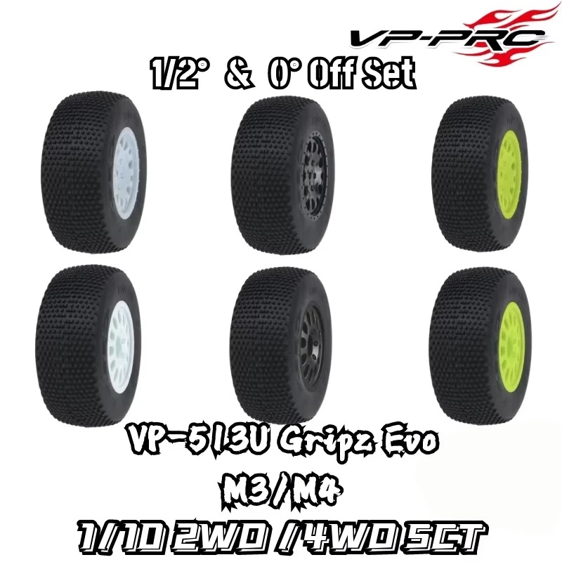 vp-pro-1-10-4wd-2wd-sct-short-truck-tire-0-1-2-off-set-513u-gripz-evo-12mm-nut-rc-racing-tire-high-grip-tlr-xray-ae-arrma-losi