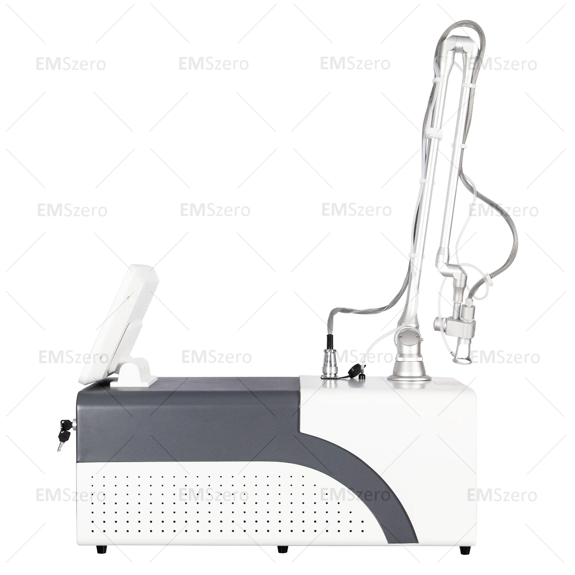 Máquina fracionária portátil do laser do co2 máquina do laser do co2 para a pele da casca do carbono profissional máquina fracionária do laser pele firme